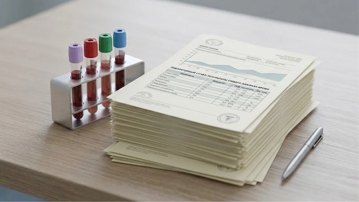 Marcus's 36-month testosterone trend chart