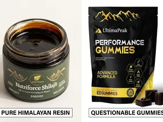 Shilajit pure vs adulterated comparison